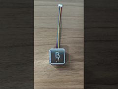 Elevator Call Button Elevator Spare Parts Elevator Push Button / Thickness: 18.5MM Demo