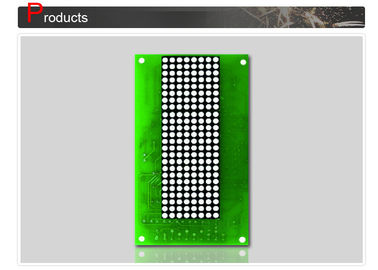 لوحة عرض مصفوفة نقطية مع شاشة عرض LCD مصعد خضراء 132 × 70 مم