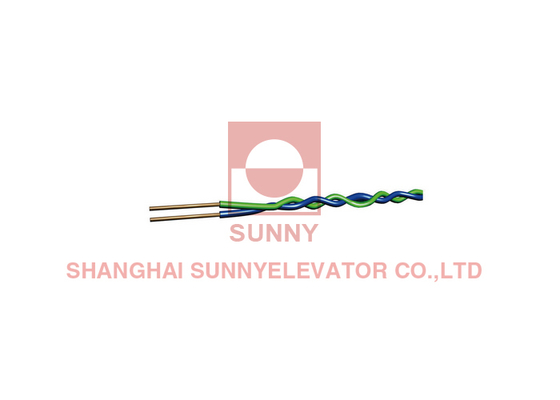 كابل متعرج عالي المرونة بدون غطاء RVS سلك عازل PVC