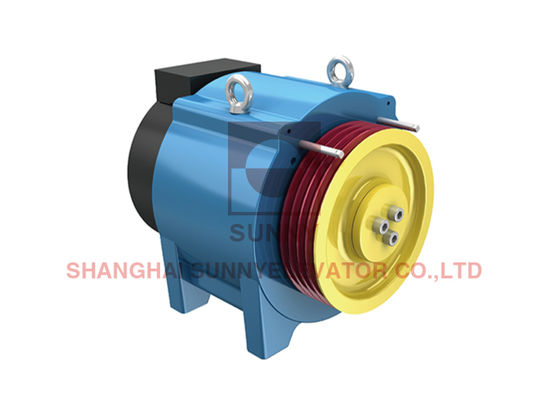 ماكينة مصعد بدون تروس 320-450 كجم 0.4-1.0 م/ث محرك مصعد سكني