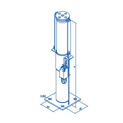 ≤1.75m/S Lift Safety Devices Elevator Buffer Suitable For Heavy-Duty Elevators