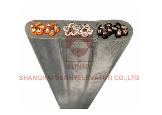كابل المصعد القطاعي المعزول من PVC TVVB عالي الجودة لنظم المصاعد الآمنة والموثوقة