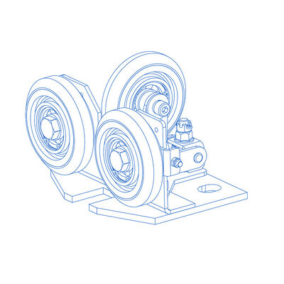 أجهزة الأمان لرفع الأحذية ذات الأدوات الموجهة نصف المرنة مع عرض 10/16 ملم من القضبان الموجهة