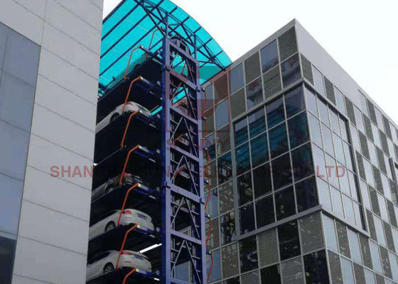 منخفض الضوضاء عمودي رفع 380V المرآب وقوف السيارات رفع مع باب السيارات