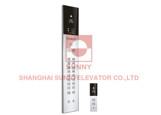 30 مصاعد أرضية من الفولاذ المقاوم للصدأ شرطي Lop Elevator Call Panel مع صندوق